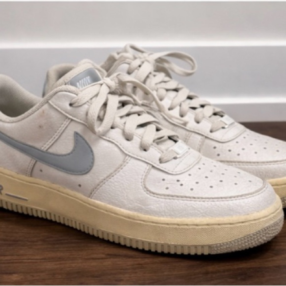 Nike Air Force 1 (Blue/White/Beige)